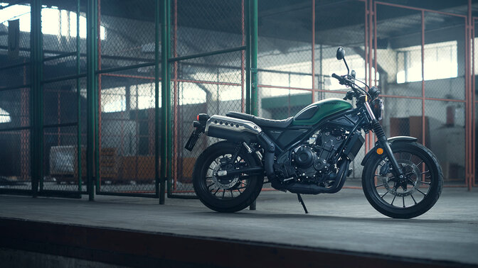 Vista estática de la Honda CL500