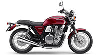 Vista lateral de una CB1100 EX.