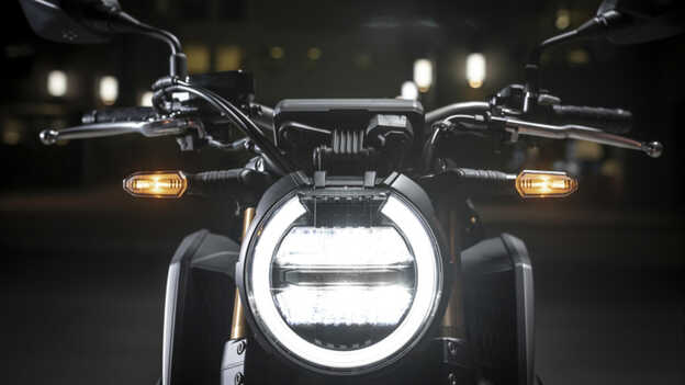 Sistema de iluminación de la CB650R.