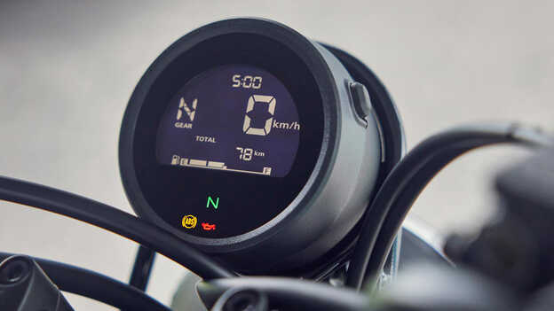 Pantalla LCD de la Honda CL500.