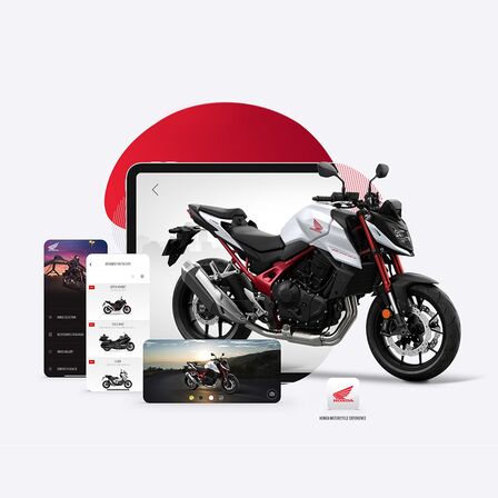 App de experiencia con motocicletas Honda
