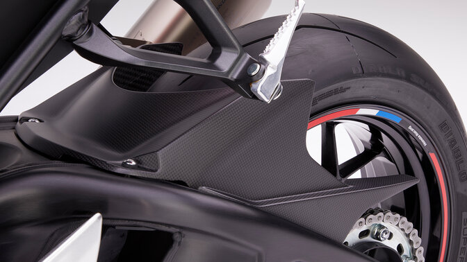 Guardabarros trasero de carbono de la Honda CBR1000RR-R Fireblade