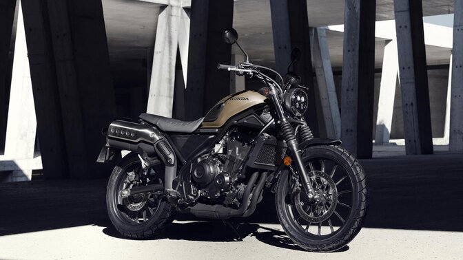 Vista estática de la Honda CL500