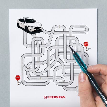 Honda e amarillo