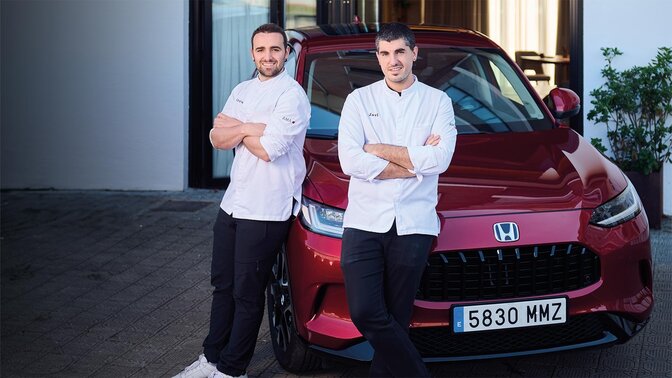 Restaurante Ama y el Honda ZR-V - Ganadores Estrella Michelín 2025