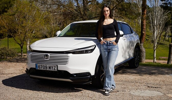 Restaurante Tresdè con el Honda ZR-V