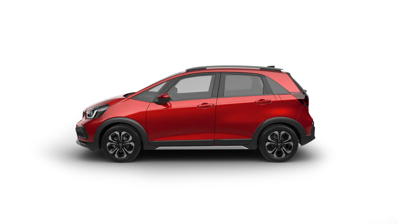 Vista lateral del Honda Jazz