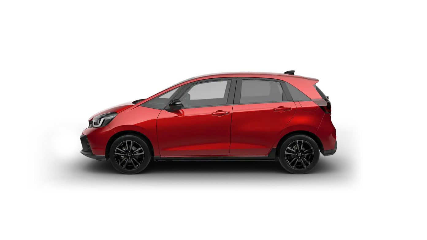 Vista lateral del Honda Jazz