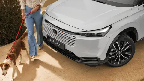 Primer plano del color del Honda HR-V