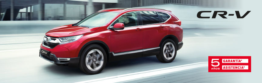 CR-V Petrol rojo en la carretera