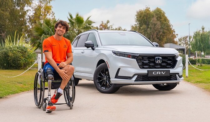 Dani Caverzaschi y Honda