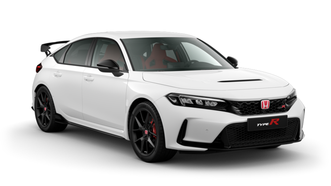 Honda Type R 2023 vista frontal y lateral