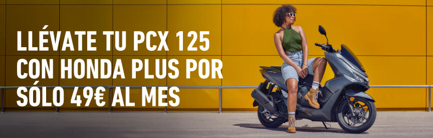 Honda PCX 125 en color gris