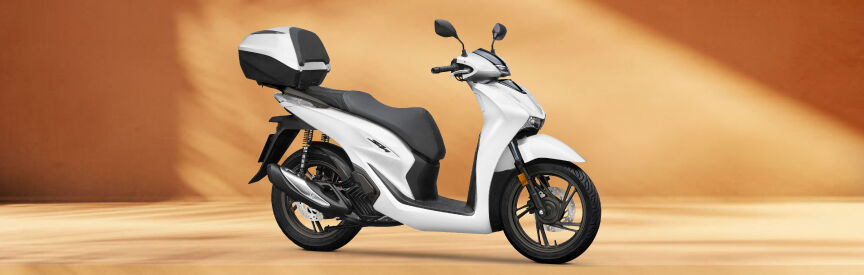 Honda SH125 en color blanco