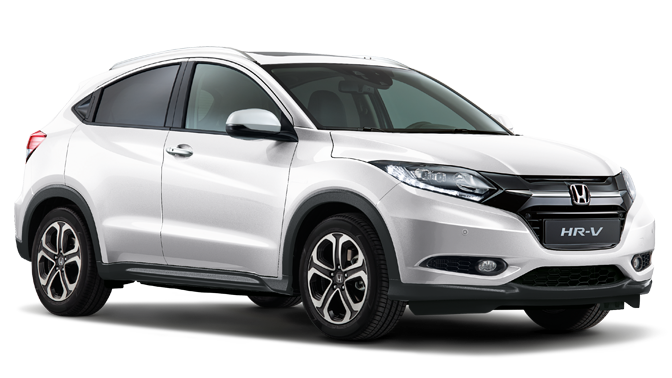 Honda HR-V Blanco vista frontal y lateral