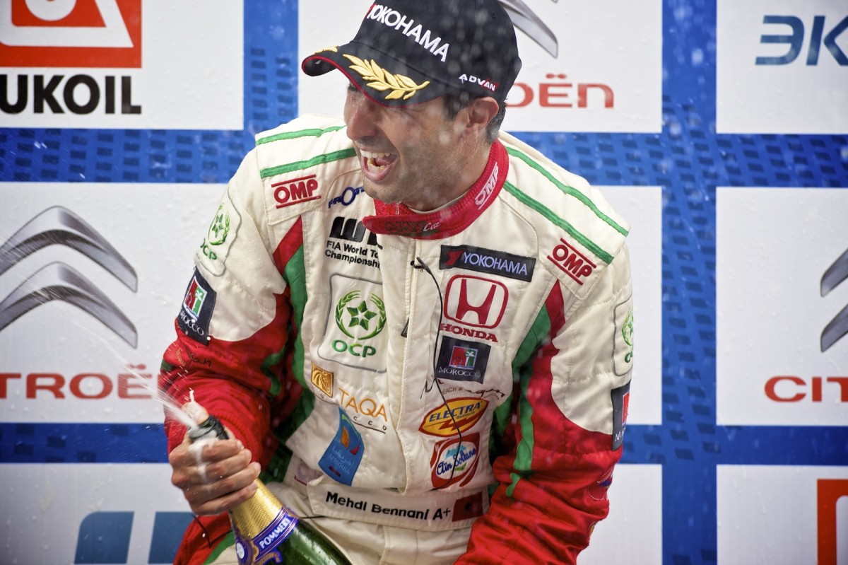 Mehdi Bennani en el WTCC de Moscú 