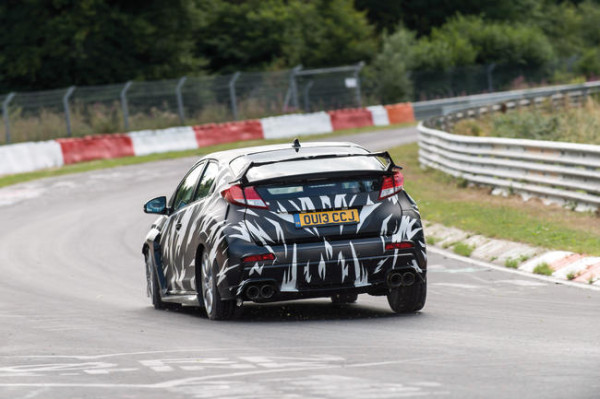 Pruebas del Civic Type R en Nurburgring