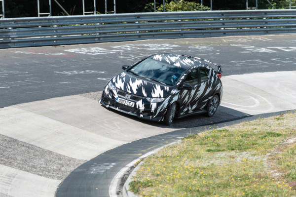 Pruebas del Civic Type R en Nurburgring