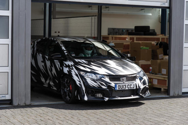 Pruebas del nuevo Civic Type R en Nürburgring