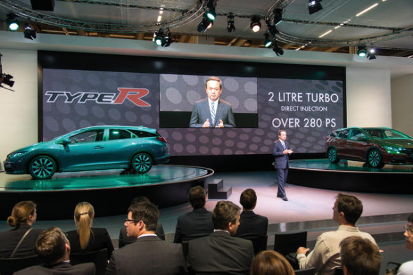 Conferencia de prensa de Honda en el Salón de Frankfurt (2013)