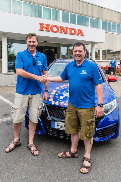 Equipo Honda: Fergal McGrath y Julian Warren