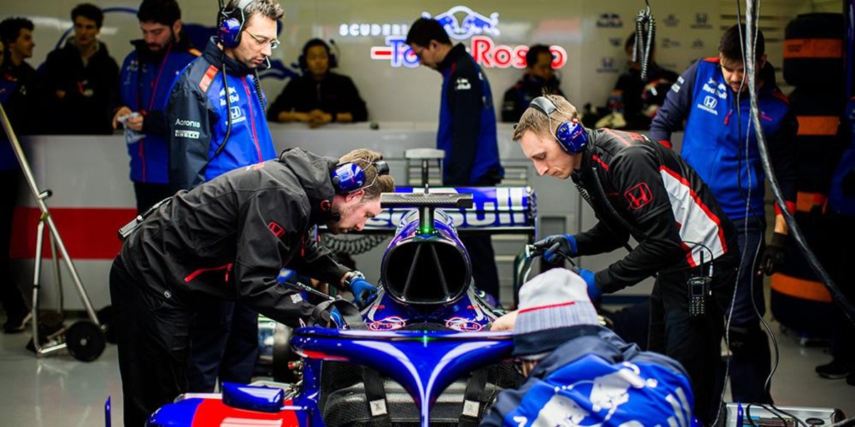 Fórmula 1 toro rosso honda barcelona test