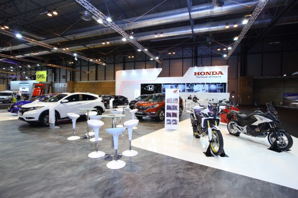 El stand de Honda en el Salón del Automóvil de Madrid