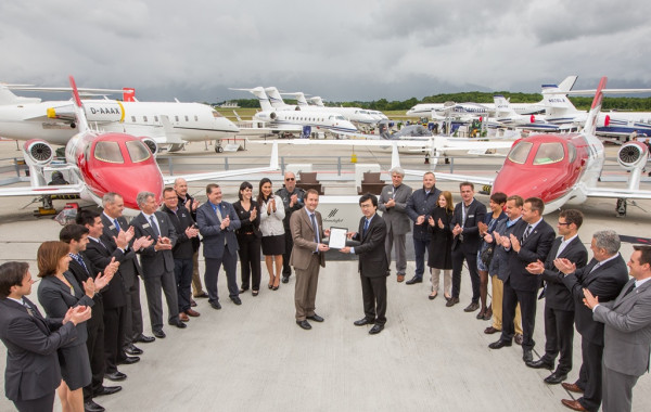 The HondaJet received a type certificate