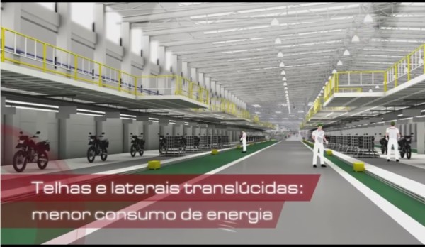 Captura del vídeo sobre objetivos medioambientales de Honda en Brasil