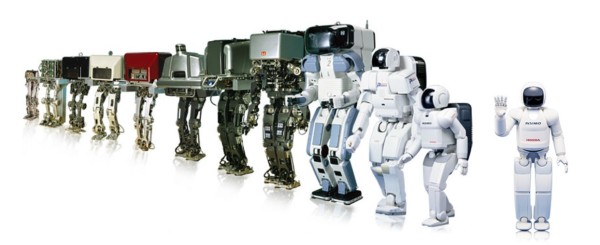 Evolución robótica hasta llegar al ASIMO