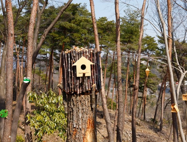 "Birdhouse Project" en el bosque de Hello Woods, uno de los grandes proyectos medioambientales de Honda 