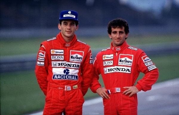 Compañeros y rivales. Alain Prost y Ayrton Senna fueron dos de los más grandes pilotos de la F1